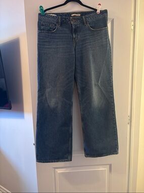 Levi's Low Loose Women's Wide-Leg Jeans in Blue Denim